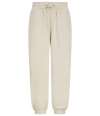 SM430 SF Clothing Kids Sustainable Fashion Cuffed Joggers light stone colour image
